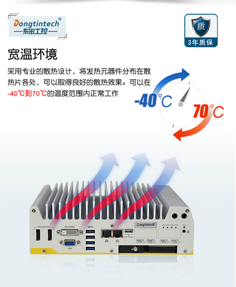 车载工控电脑,恒信彩无风扇工控机