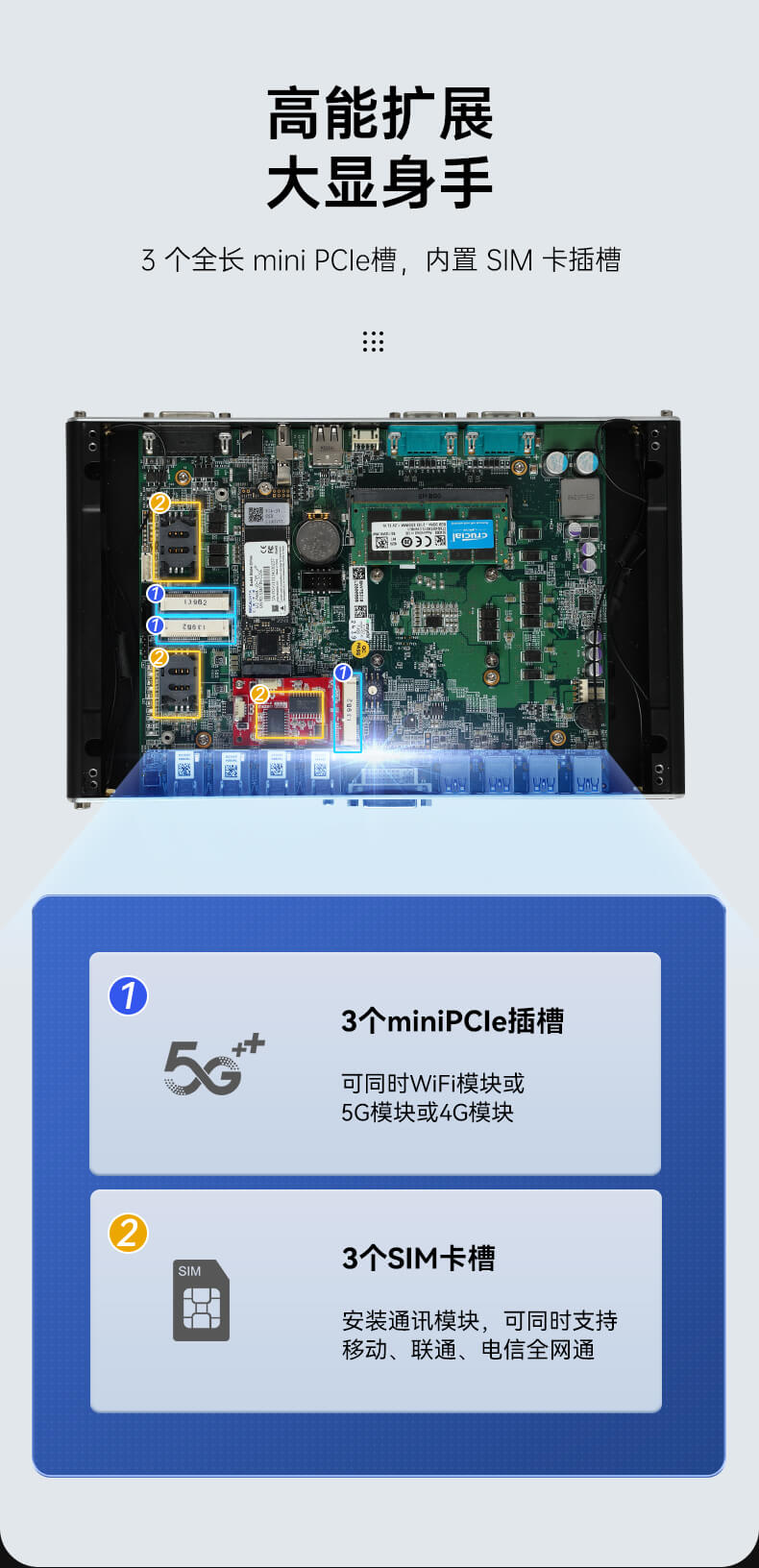 恒信彩无风扇嵌入式工控机,环境监测工业电脑,DT-3004-H310