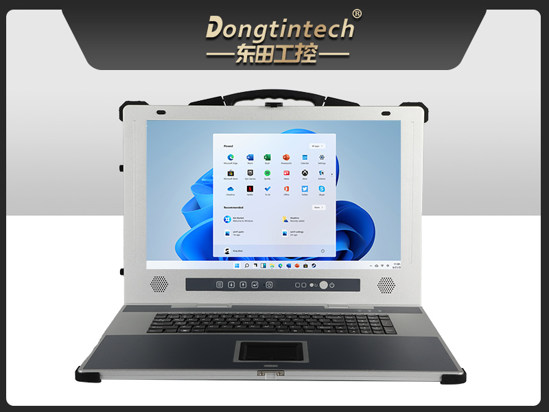 恒信彩加固便携机,17寸下翻式无人机指挥工作站,DTG-1417ZD-BQ670MA1
